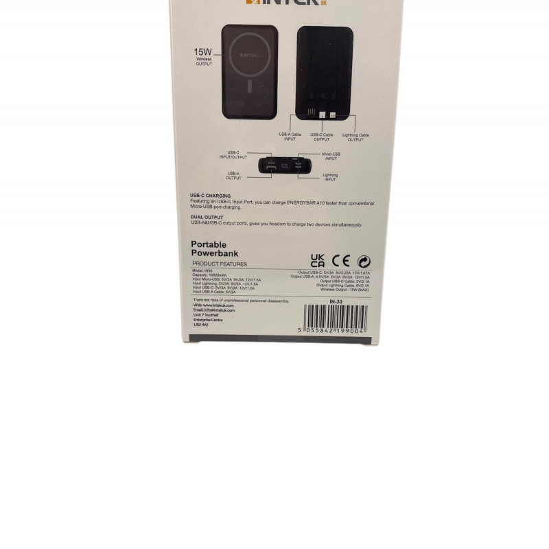 INTEK 5000mAh Magnetic Powerbank Super Slim Series INTEK 5000mAh Magnetic Powerbank Super Slim Series